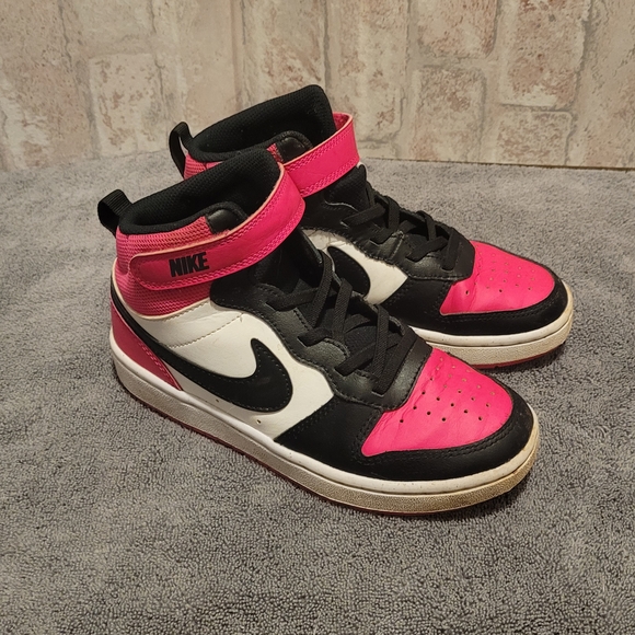 Nike Other - Nike Black and Pink High-Top Sneakers